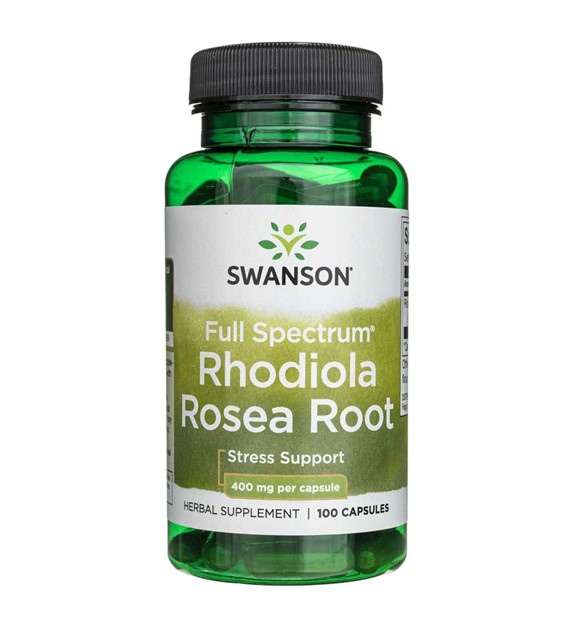 Swanson Rhodiola Rosea Wurzel 400 mg - 100 Kapseln