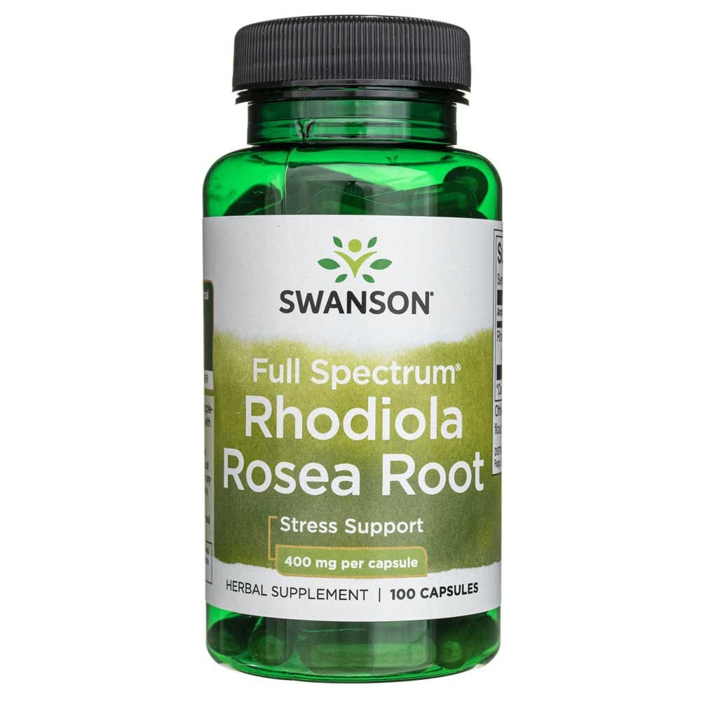 Swanson Full Spectrum Rhodiola Rosea Root 400 mg - 100 kapslí