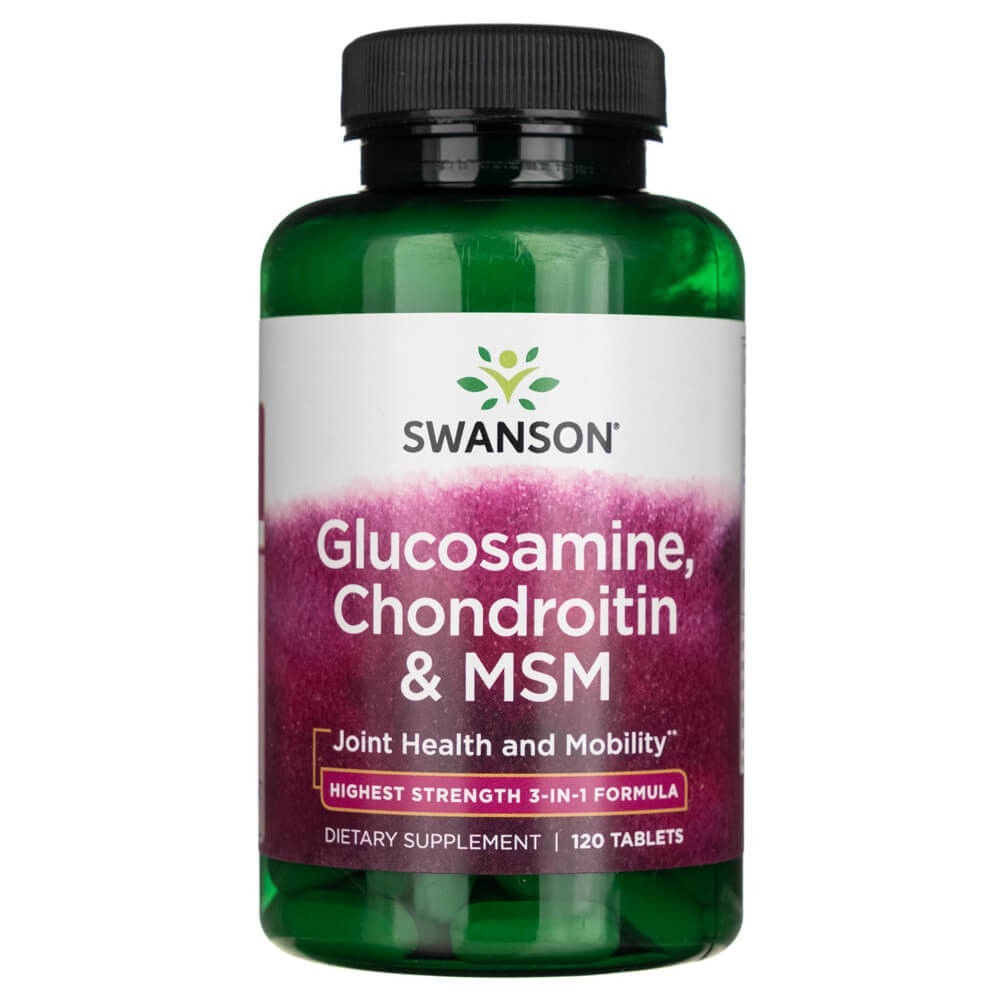 Swanson Glukosamin, chondroitin a MSM - 120 tablet