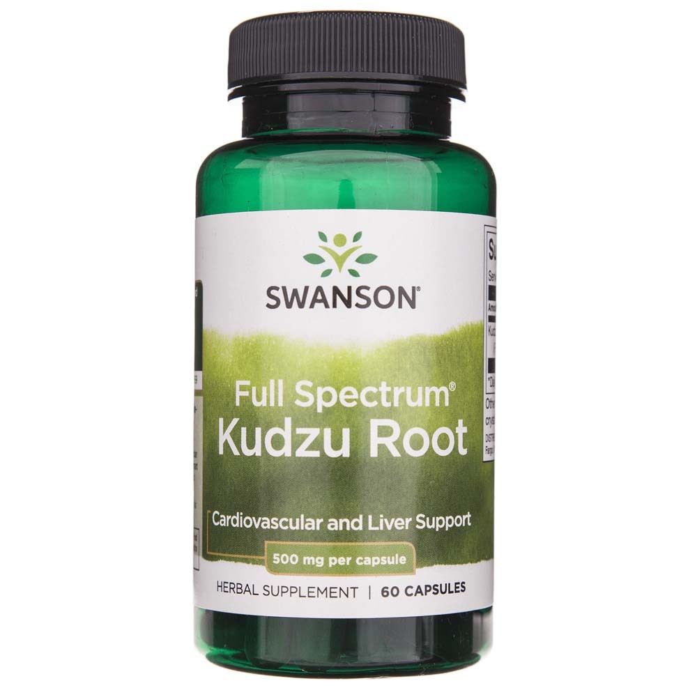 Swanson Full Spectrum Kudzu Root 500 mg - 60 kapslí