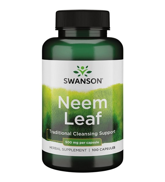 Swanson Neem Leaf 500 mg - 100 kapsułek