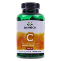 Swanson Vitamin C mit Hagebutten 1000 mg - 90 Kapseln