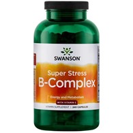 Swanson Super Stress B-Complex z Witaminą C - 240 kapsułek