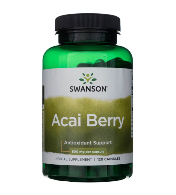 Swanson Acai Berry 500 mg - 120 Capsules