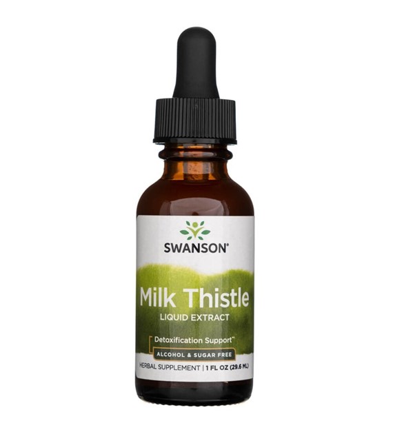 Swanson Milk Thistle Liquid Extract - Alcohol & Sugar Free - 29,6 ml