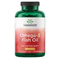 Swanson Omega-3 Smak Cytrynowy - 150 kapsułek