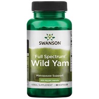 Swanson Wild Yam Root (Dziki Pochrzyn) 400 mg - 60 kapsułek