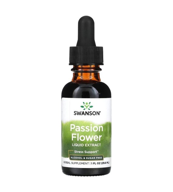 Swanson Płynny ekstrakt z męczennicy (Passiflora) - 29,6 ml