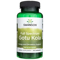 Swanson Plné spektrum Gotu Kola 435 mg - 60 kapslí