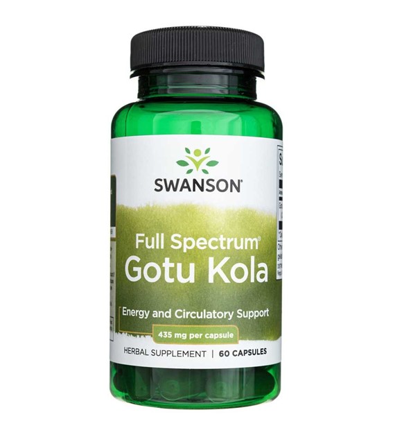 Swanson Full Spectrum Gotu Kola 435 mg - 60 Capsules