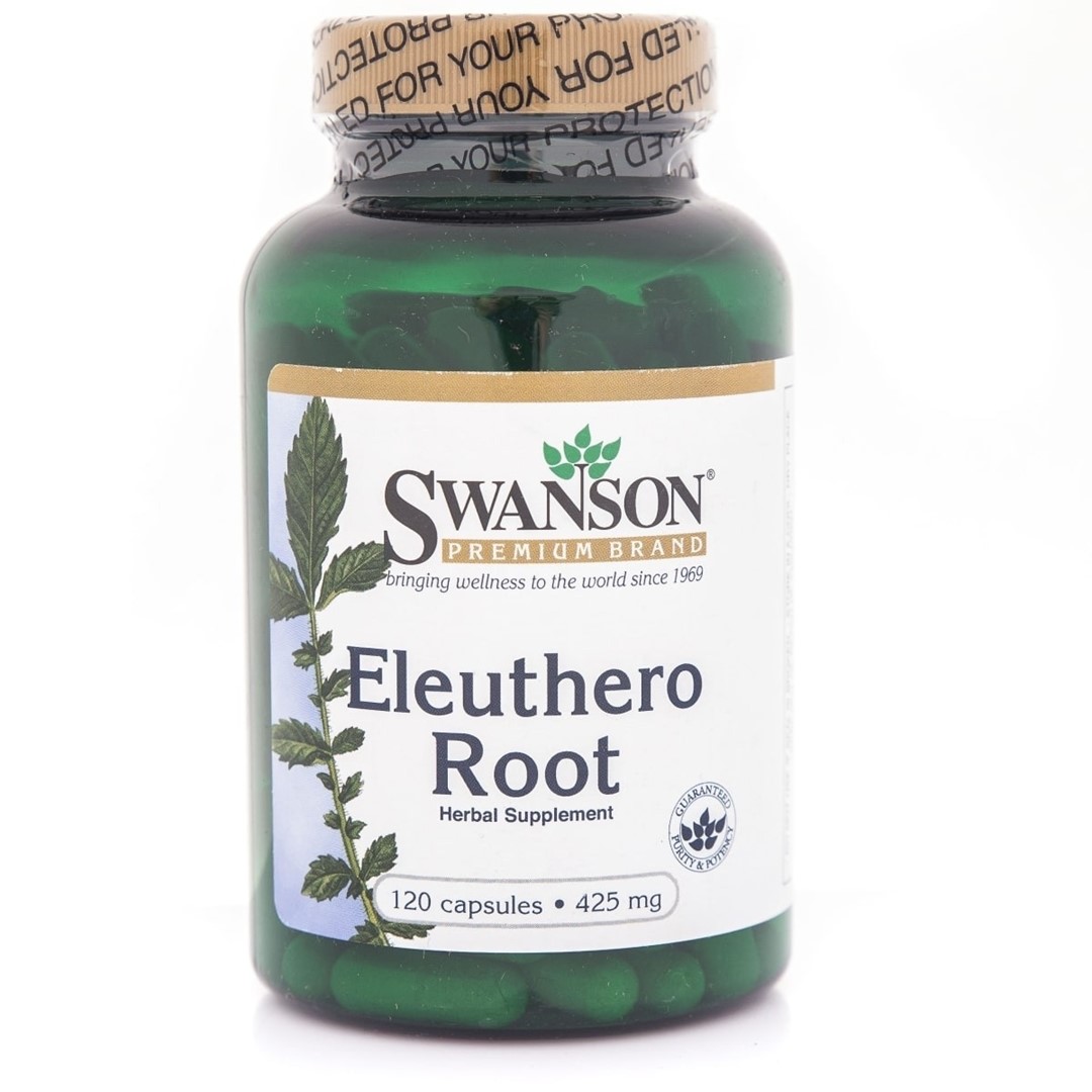 Swanson Eleuthero Root (żeń-szeń syberyjski) 425 mg - 120 kapsułek