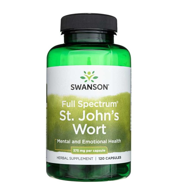 Swanson Vollspektrum Johanniskraut 375 mg - 120 Kapseln