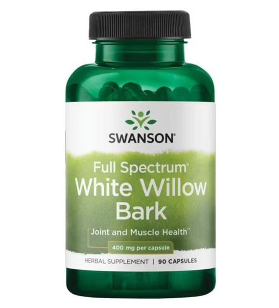 Swanson White Willow Bark (kora wierzby białej) 400 mg - 90 kapsułek