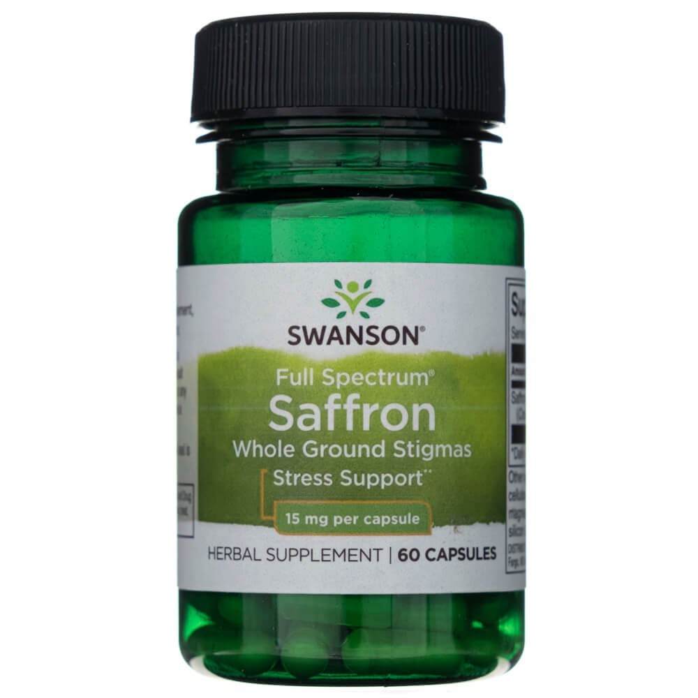 Swanson Full Spectrum Szafran 15 mg - 60 kapsułek