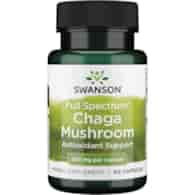 Swanson Full Spectrum Chaga Mushroom 400 mg - 60 Capsules