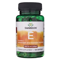 Swanson Natürliches Vitamin E 400 IU - 100 Weichkapseln
