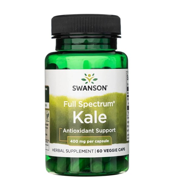 Swanson Grünkohl mit vollem Spektrum 400 mg - 60 pflanzliche Kapseln