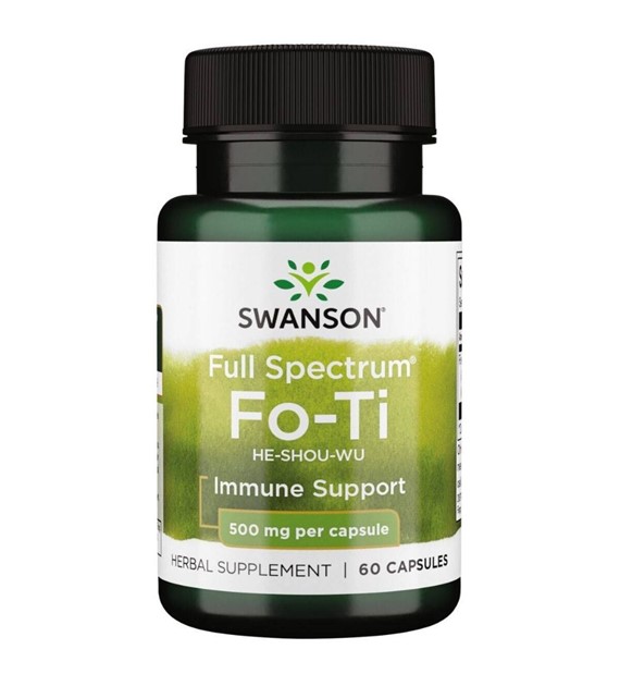 Swanson Full Spectrum Fo-Ti (He-Shou-Wu) 500 mg - 60 kapsułek