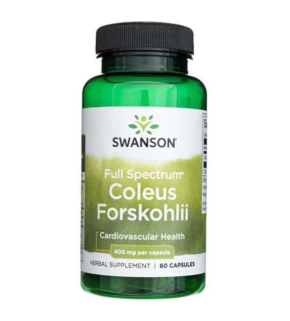 Swanson Full Spectrum Coleus Forskohlii 400 mg - 60 Capsules