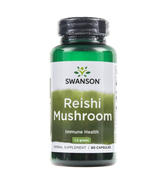 Swanson Reishi Mushroom (Grzyb) 600 mg - 60 kapsułek