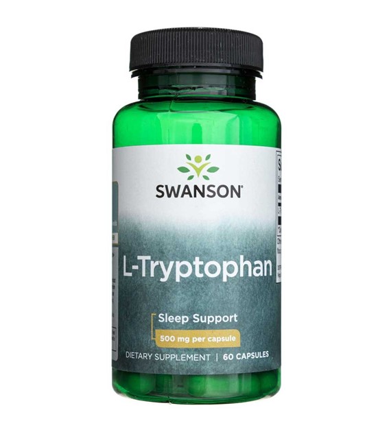 Swanson L-Tryptophan 500 mg - 60 Capsules