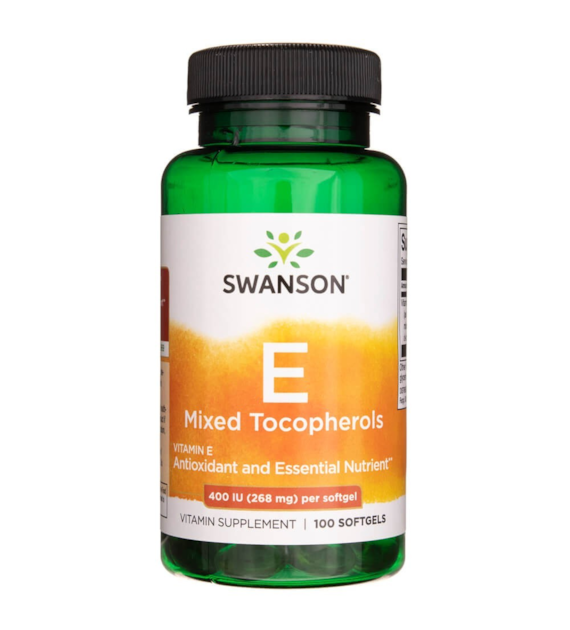 Swanson Vitamin E Mixed Tocopherols 400 IU - 100 Softgels