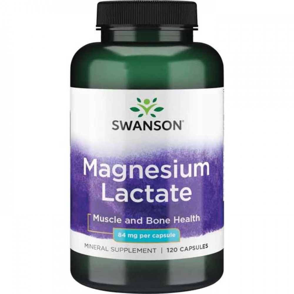 Swanson Mleczan magnezu 84 mg - 120 kapsułek