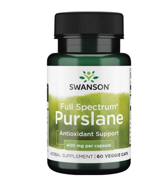 Swanson Full Spectrum Purslane (Portulaka pospolita) 400 mg - 60 kapsułek