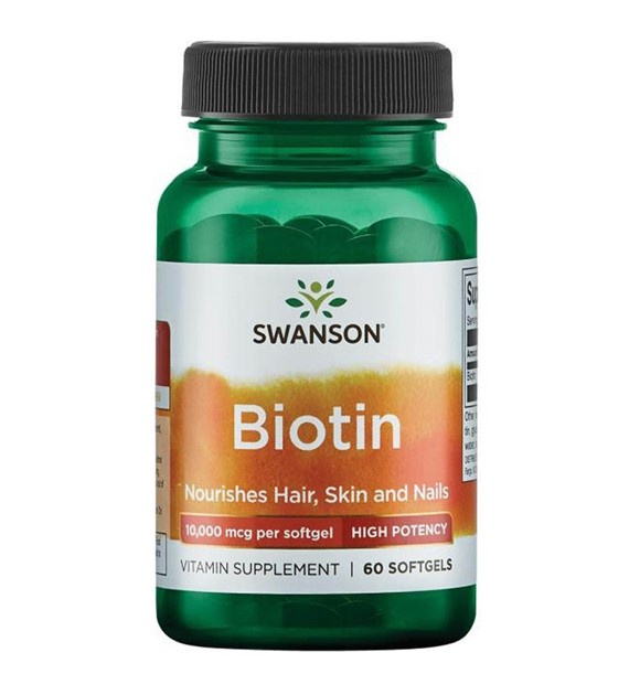 Swanson Biotyna 10000 mcg - 60 kapsułek