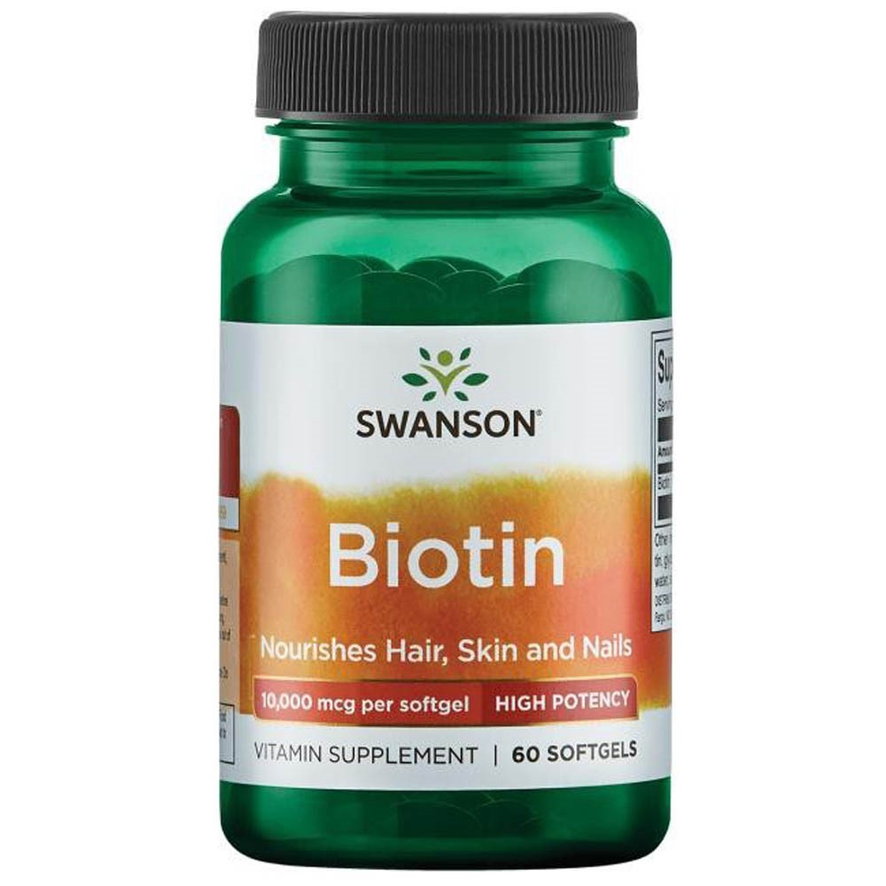 Swanson Biotyna 10000 mcg - 60 kapsułek