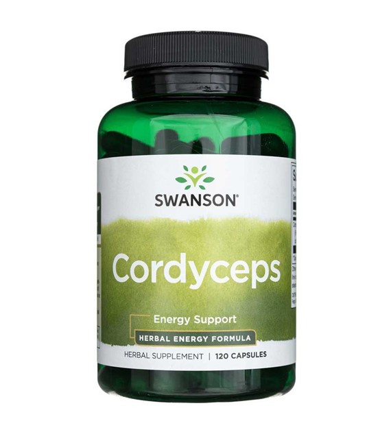 Swanson Cordyceps 600 mg - 120 kapslí