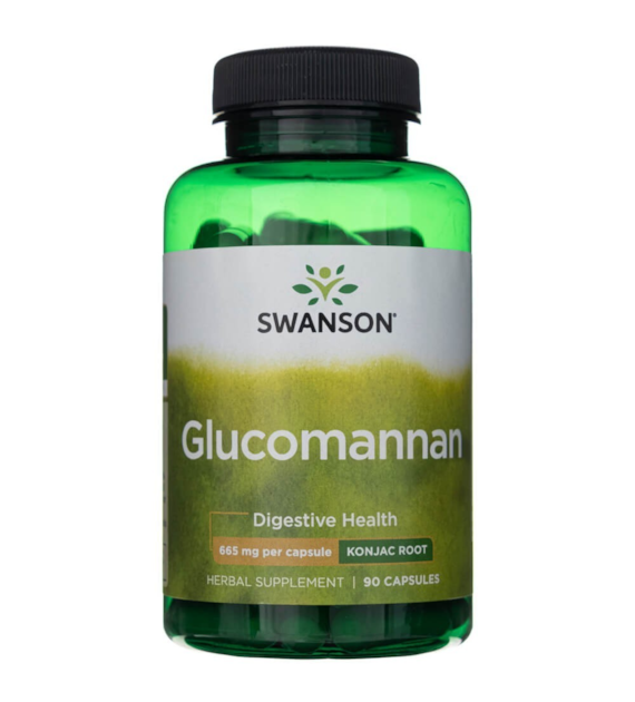 Swanson Glucomannan 665 mg - 90 kapsułek