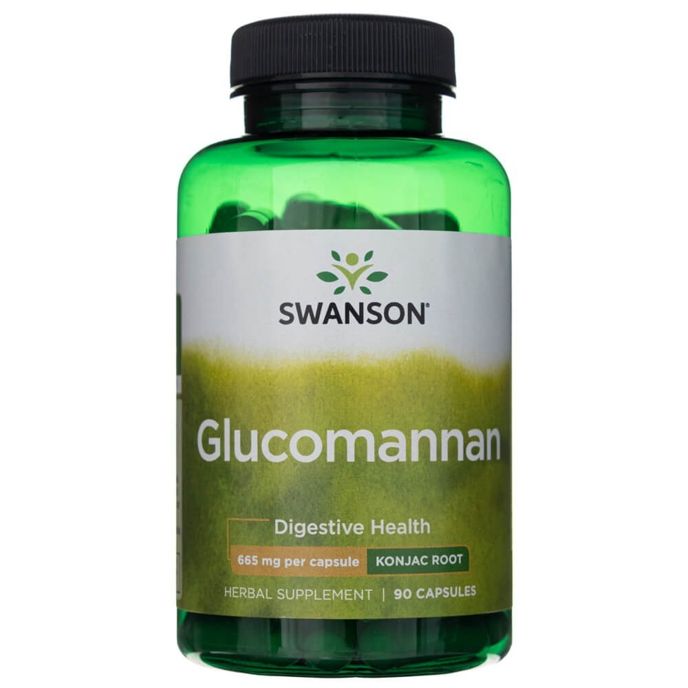 Swanson Glukomannan 665 mg - 90 kapslí