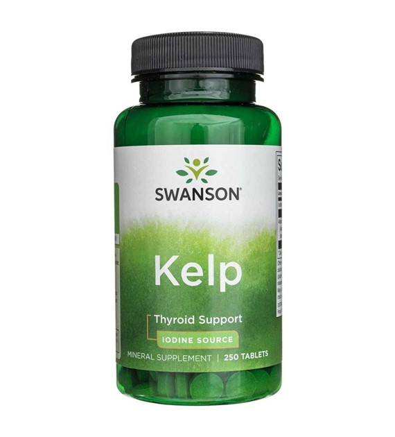 Swanson Kelp Jodquelle 225 mcg - 250 Tabletten