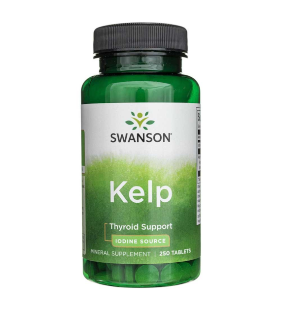 Swanson Kelp Jodquelle 225 mcg - 250 Tabletten