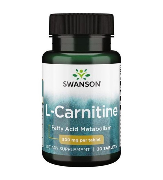 Swanson L-Carnitine (L-Karnityna) 500 mg - 30 tabletek