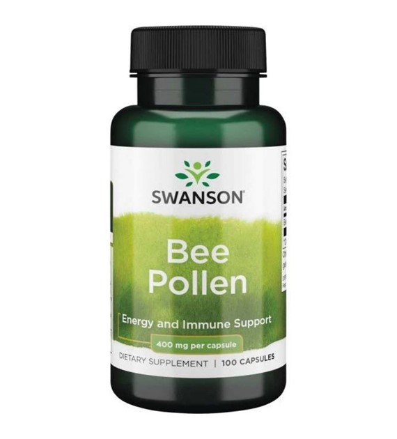 Swanson Bee Pollen (pyłek pszczeli) 400 mg - 100 kapsułek