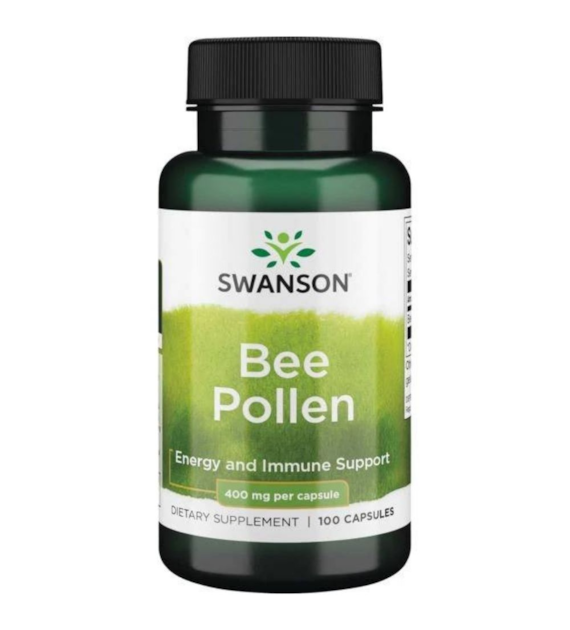 Swanson Bee Pollen (pyłek pszczeli) 400 mg - 100 kapsułek