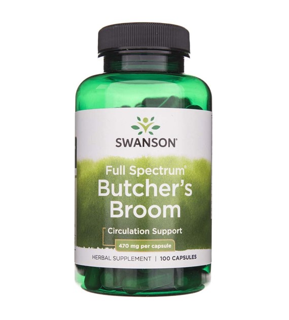 Swanson Full Spectrum Butcher's Broom 470 mg - 100 Capsules