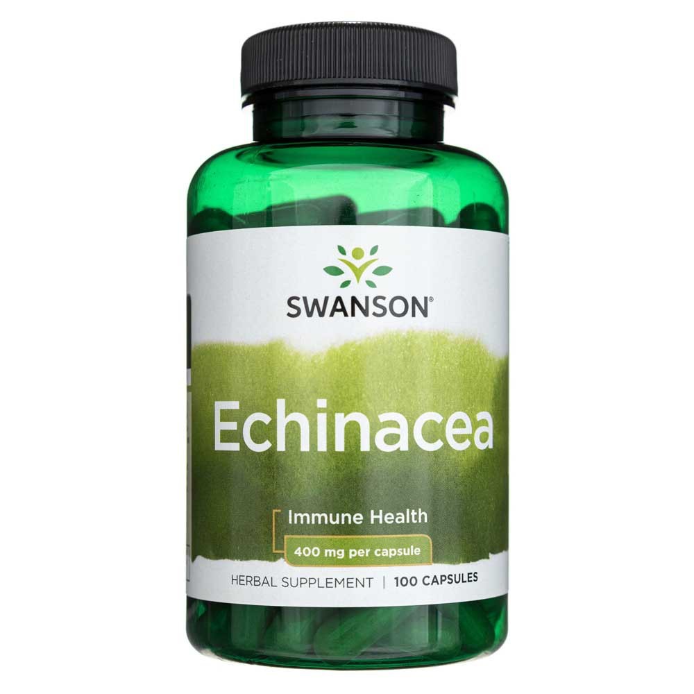 Swanson Echinacea (Jeżówka purpurowa) 400 mg - 100 kapsułek