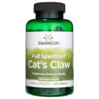 Swanson Full Spectrum Cat's Claw 500 mg - 100 Capsules