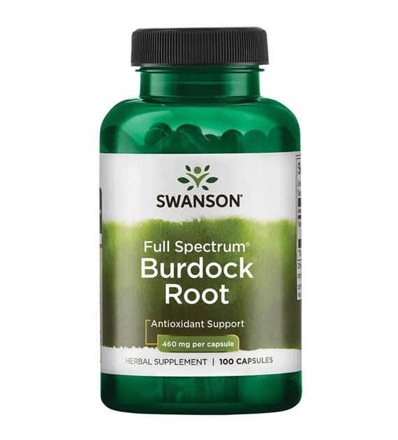 Swanson Full Spectrum Burdock Root (Korzeń łopianu) 460 mg - 100 kapsułek