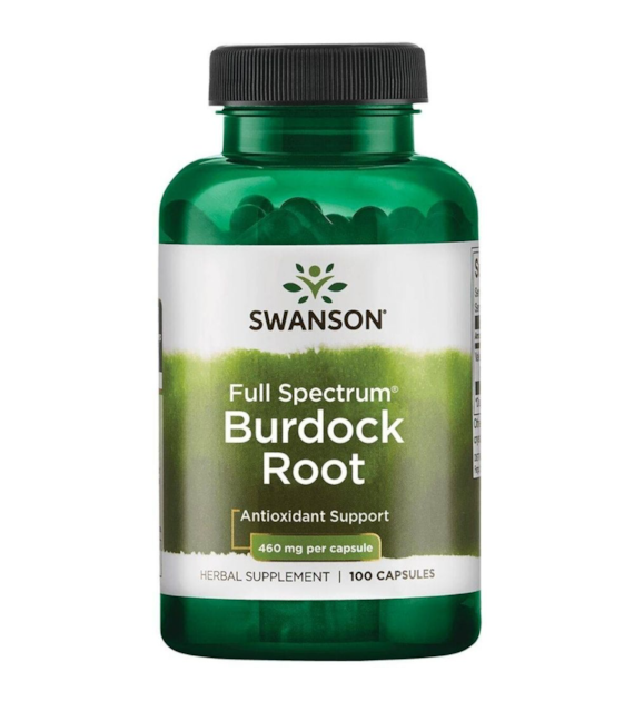 Swanson Full Spectrum Burdock Root (Korzeń łopianu) 460 mg - 100 kapsułek