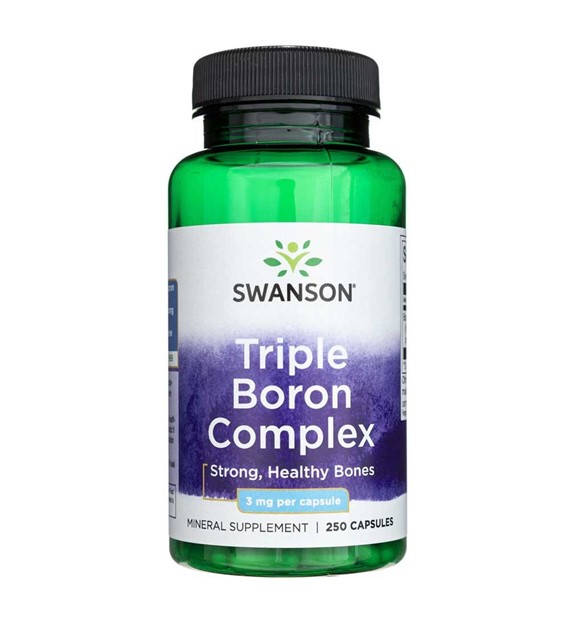 Swanson Dreifacher Borkomplex 3 mg - 250 Kapseln