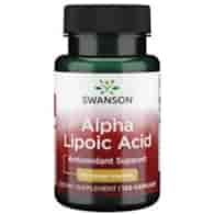 Swanson ALA, Kwas Alfa-liponowy 50 mg - 120 kapsułek
