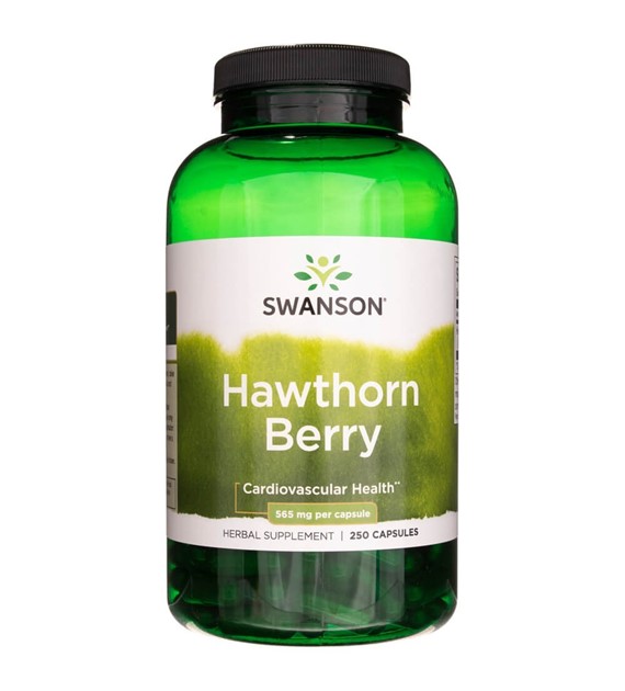 Swanson Głóg Owoce (Hawthorn Berries) 565mg - 250 kapsułek