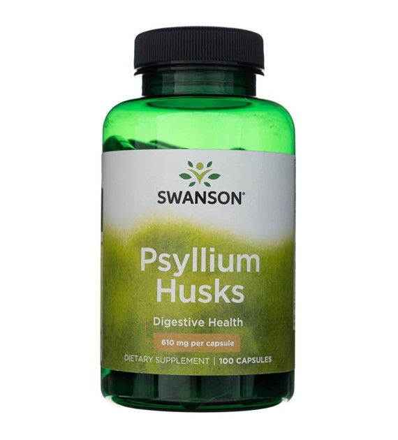 Swanson Psyllium Husks 610 mg - 100 kapslí