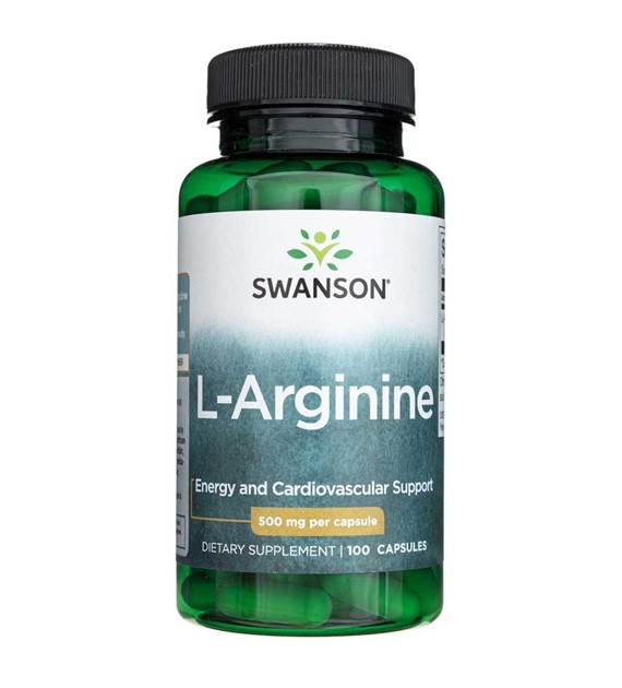 Swanson L-Arginin 500 mg - 100 Kapseln