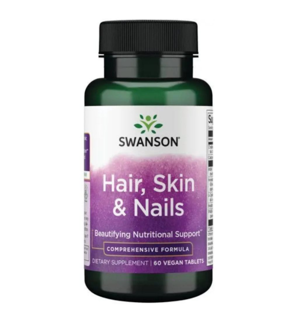 Swanson Hair, Skin, Nails (Włosy, Skóra, Paznokcie) - 60 tabletek