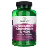 Swanson Glukozamina Chondroityna MSM 500 mg - 120 tabletek